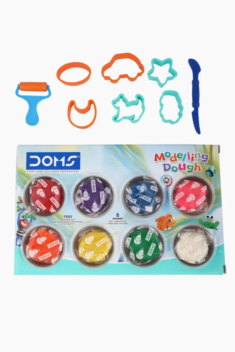 DOMS Modelling Clay – Soft & Non-Toxic Color Clay Set for Kids | Creative DIY Art & Craft Play Dough - Image 2