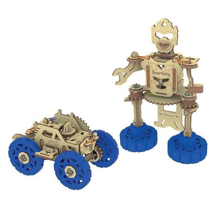 Smartivity STEM Formers RoverBot – DIY Robotics & Engineering Kit for Kids | Educational STEM Building Toy - Image 3