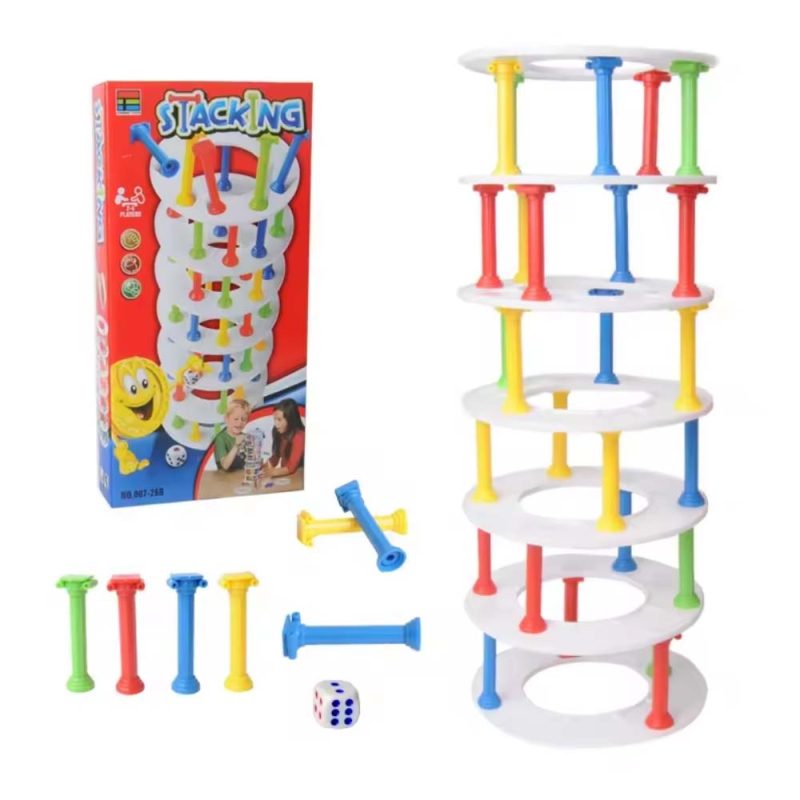 Stacking Balance Tower Game – Pizza Tower & Crazy Column Balance Game for Kids | Educational Family Party Game