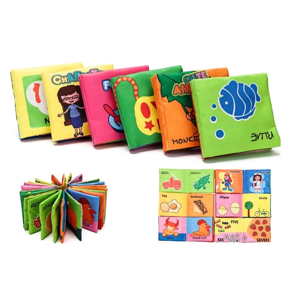 Soft Fabric Activity Book for Babies & Toddlers - Image 4