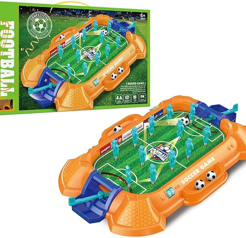 Table Top Football Board Game for Kids | Indoor Soccer Game | Family Fun Sports Board Game (2 Players)