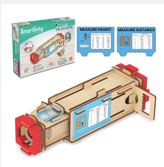 Smartivity Pirate's Telescope DIY STEM Kit for Kids | Build Your Own Telescope | Educational Science Toy (6+ Years)