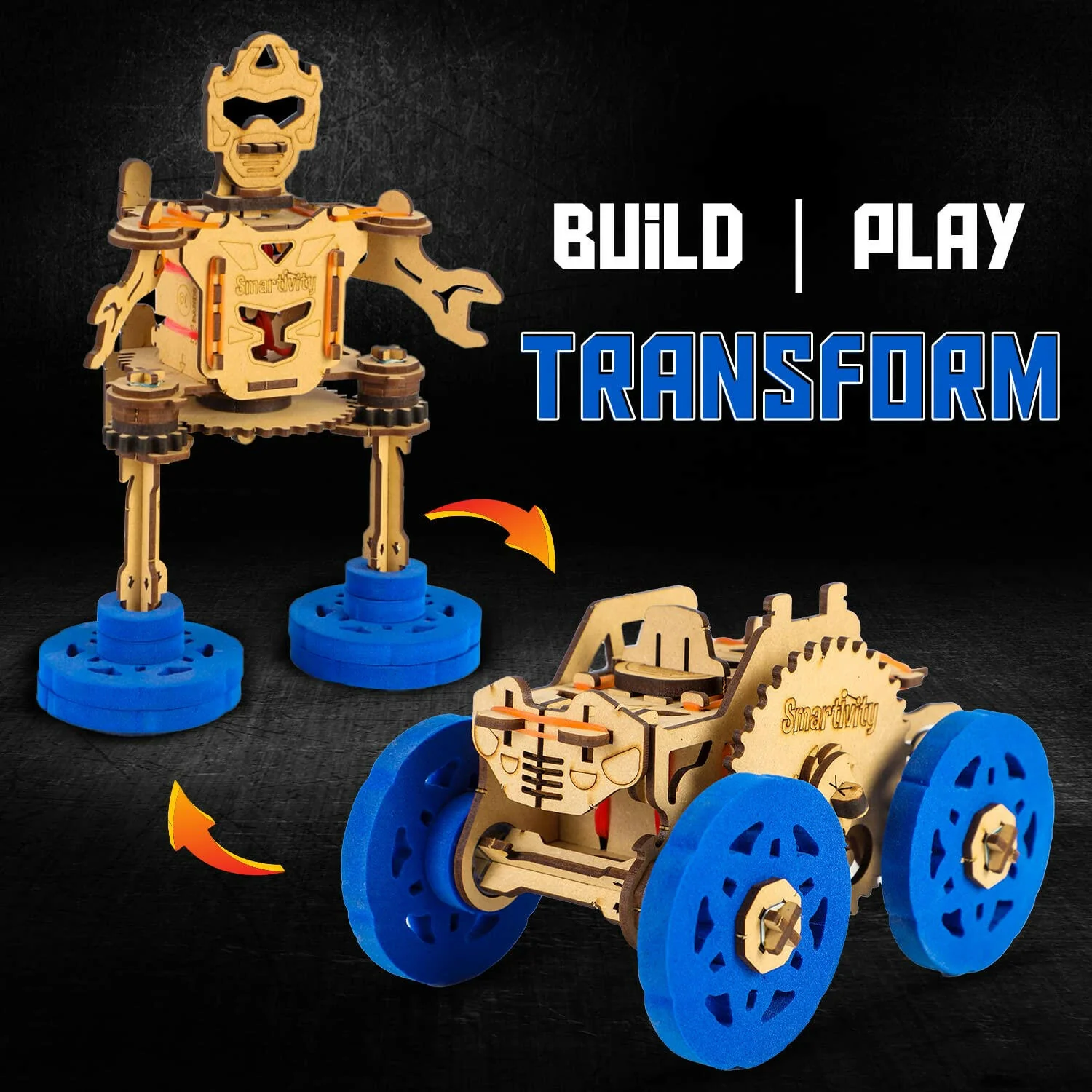 Smartivity STEM Formers RoverBot – DIY Robotics & Engineering Kit for Kids | Educational STEM Building Toy - Image 2