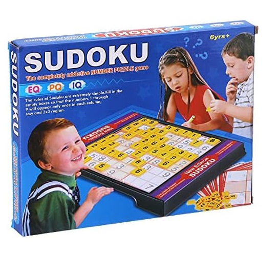 Kids Sudoku Puzzle Board Game – Brain Teaser & Logic Toy