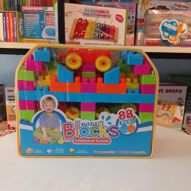 88 PCS Building Blocks for Kids | Creative STEM Construction & Educational Toy Set