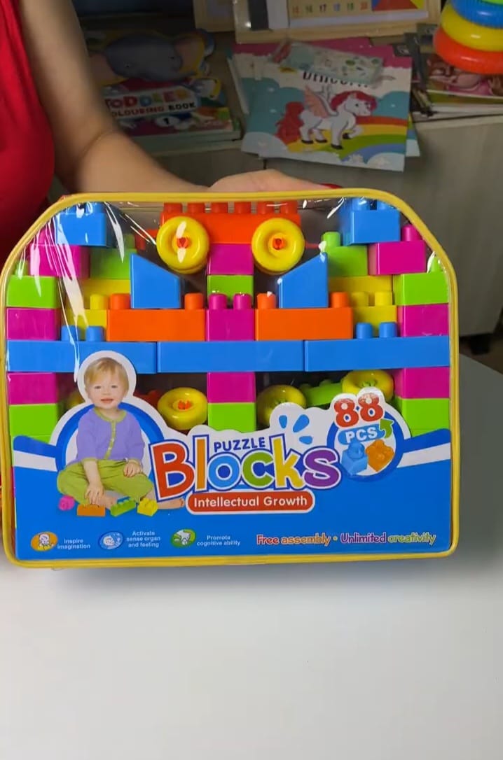 88 PCS Building Blocks for Kids | Creative STEM Construction & Educational Toy Set - Image 2