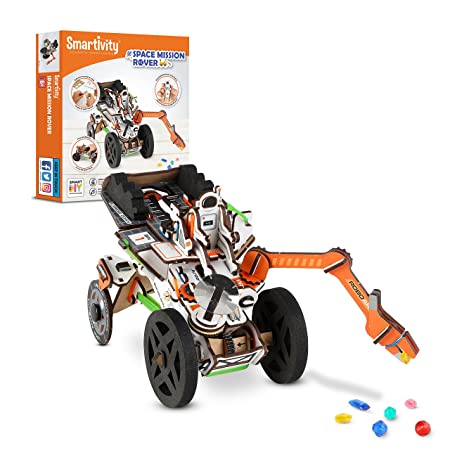 Smartivity Space Mission Rover DIY STEM Kit for Kids | Build Your Own Space Rover | Educational Science & Engineering Toy