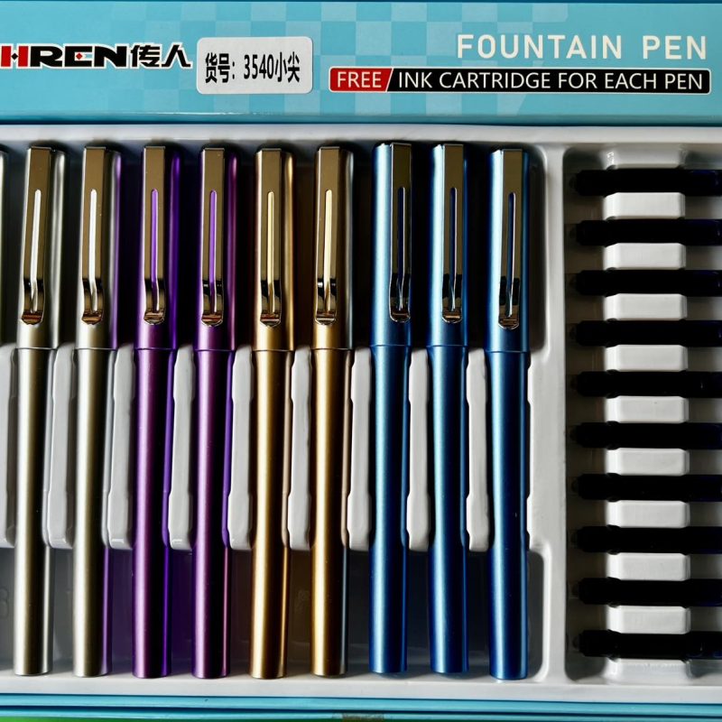 Chren Bullet Fountain Pen – Premium Smooth Writing Ink Pen for Students, Professionals & Calligraphy