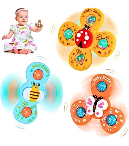Baby Rattle Spinner Toy |Fidget Toy for Babies & Toddlers - Image 3