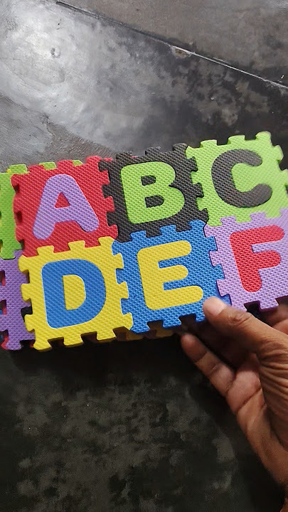 Foam Alphabet & Number Puzzle Mat – Interlocking EVA Foam Floor Tiles for Kids | Educational Play Mat & Learning Toy