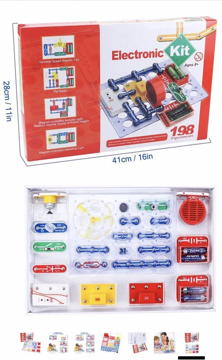 Dbolo Electronic Kit Model 198 – 198 DIY Electronics Projects STEM Kit for Kids | Educational Science & Engineering Toy - Image 2